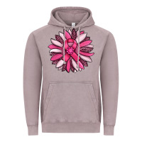 Vintage Zinc breast awareness cancer pink sunflower Vintage Hoodie - RanaPortraitStore