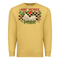 Antique Gold one merry para Premium Sweatshirt - MaliasSmallBusiness