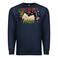 Navy one merry para Premium Sweatshirt - MaliasSmallBusiness