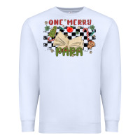 White one merry para Premium Sweatshirt - MaliasSmallBusiness