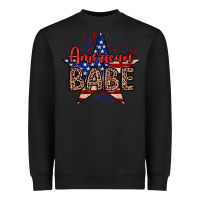 Black American babe Heavyweight Sweatshirt - Neo Western