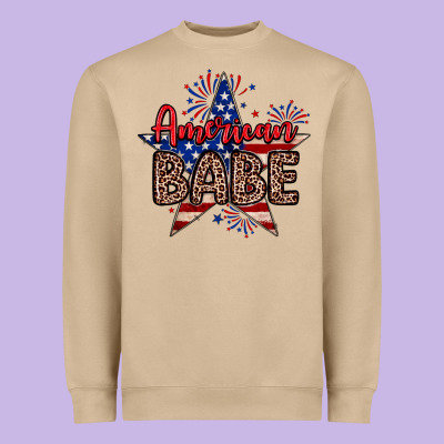 American Babe Heavyweight Sweatshirt Designed By Neo Western
