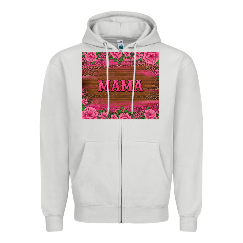 Floral Leopard Mama Tumbler Zipper Hoodie by BarkalooDesign | Teevron