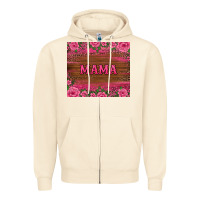 Sandshell floral leopard mama tumbler Zipper Hoodie - BarkalooDesign