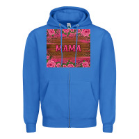 True Royal floral leopard mama tumbler Zipper Hoodie - BarkalooDesign