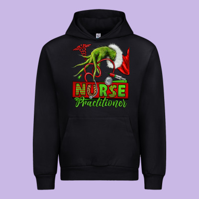 Christmas Character Nurse Urban Hoodie Designed By Nancycooperartshop