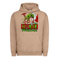 Pigment Burro Christmas Character Nurse Urban Hoodie - NancyCooperArtShop