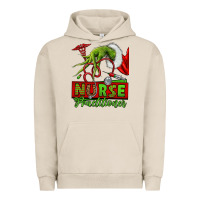 Pigment French Oak Christmas Character Nurse Urban Hoodie - NancyCooperArtShop