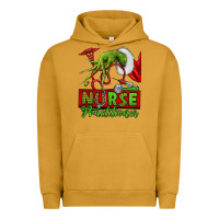 Pigment Peanut Butter Christmas Character Nurse Urban Hoodie - NancyCooperArtShop