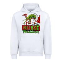 White Christmas Character Nurse Urban Hoodie - NancyCooperArtShop