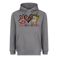 Storm peace love coffee Heavyweight Hoodie - NancyCooperArtShop