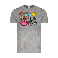 Cloud Rock Tan Tipsy Vintage Tee - CowhideDigitalArt