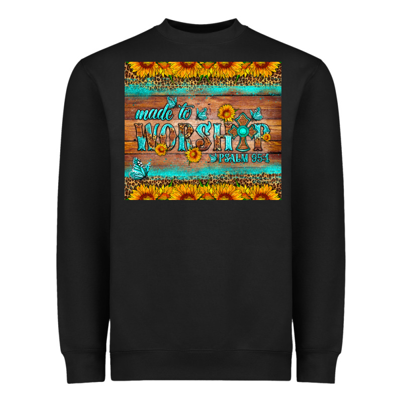Made To Worship Tumbler Heavyweight Sweatshirt by HRA Design Shop | Teevron