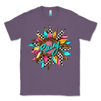 Lavender racing sunflower front Classic Tee - AdoDesignShop