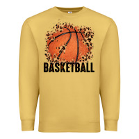 Antique Gold custom name basketball Premium Sweatshirt - MaliasSmallBusiness