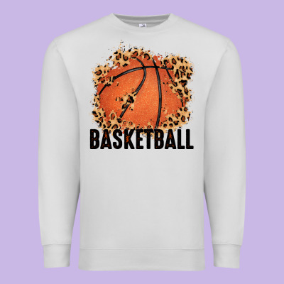 Custom Name Basketball Premium Sweatshirt Designed By Maliassmallbusiness