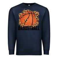 Navy custom name basketball Premium Sweatshirt - MaliasSmallBusiness