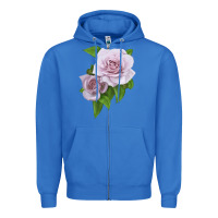 True Royal Silver Lining Rose Zipper Hoodie - LillyAllenDesigns