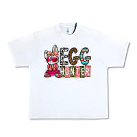 White Egg Hunter Urban Heavy Tee - CowhideDigitalArt