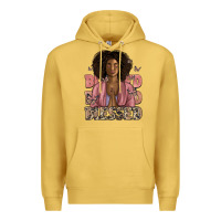 Antique Gold blessed black woman Premium Hoodie - Artiststas