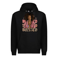 Black blessed black woman Premium Hoodie - Artiststas