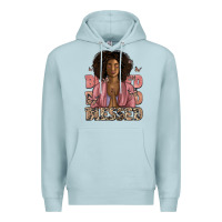 Blue Mist blessed black woman Premium Hoodie - Artiststas
