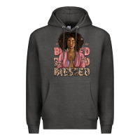 Charcoal Heather blessed black woman Premium Hoodie - Artiststas