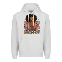Dove Grey blessed black woman Premium Hoodie - Artiststas
