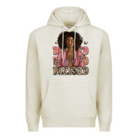 Oatmeal Heather blessed black woman Premium Hoodie - Artiststas