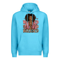 Ocean Blue blessed black woman Premium Hoodie - Artiststas