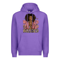 Purple blessed black woman Premium Hoodie - Artiststas