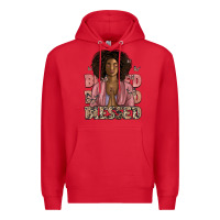 Red blessed black woman Premium Hoodie - Artiststas