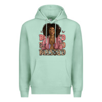Seafoam blessed black woman Premium Hoodie - Artiststas