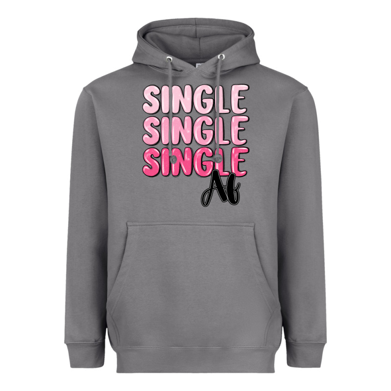 Single Af Heavyweight Hoodie by MaliasSmallBusiness | Teevron