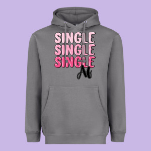 Single Af Heavyweight Hoodie Designed By Maliassmallbusiness