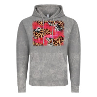 Cloud Rock valentine's day cowhide leopard background Vintage Hoodie - JahusDesignShop