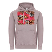 Vintage Zinc valentine's day cowhide leopard background Vintage Hoodie - JahusDesignShop