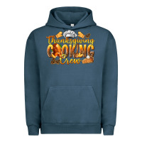 Pigment Midnight Navy Thanksgiving Cooking Crew Urban Hoodie - texasbilliewilder