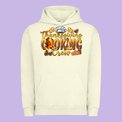 Thanksgiving Cooking Crew Urban Hoodie Designed By Texasbilliewilder