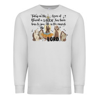 Dove Grey nativity Premium Sweatshirt - MaliasSmallBusiness