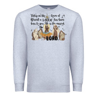 Heather Grey nativity Premium Sweatshirt - MaliasSmallBusiness