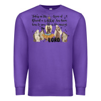 Purple nativity Premium Sweatshirt - MaliasSmallBusiness