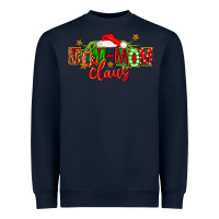 Navy christmas mom mom claus Heavyweight Sweatshirt - FaDigitalArtStudio