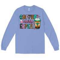 Nurse Coffee Repeat Long Sleeve Tee | Teevron