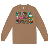 Toasted Coconut nurse coffee repeat Long Sleeve Tee - Jasminsmagicworld