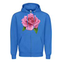 True Royal Perfume Delight Rose Zipper Hoodie - LillyAllenDesigns