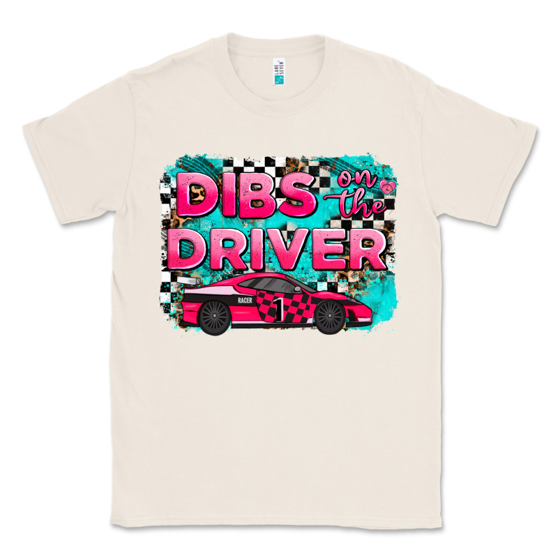 Dibs On The Driver Background Classic Tee by AdoDesignShop | Teevron