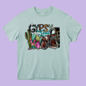 Gypsy Soul Heavy Core Tee Designed By Sublimationcraftshop