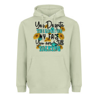 Matcha you despite the lok on my face you are still talki Heavyweight Hoodie - MaliasSmallBusiness