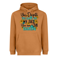 Meerkat you despite the lok on my face you are still talki Heavyweight Hoodie - MaliasSmallBusiness